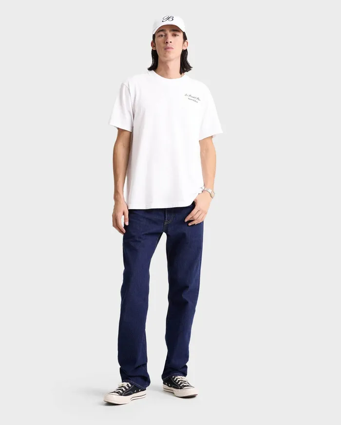 Sporty and Rich TShirts Men Faubourg T Shirt 8211 WhiteNavy