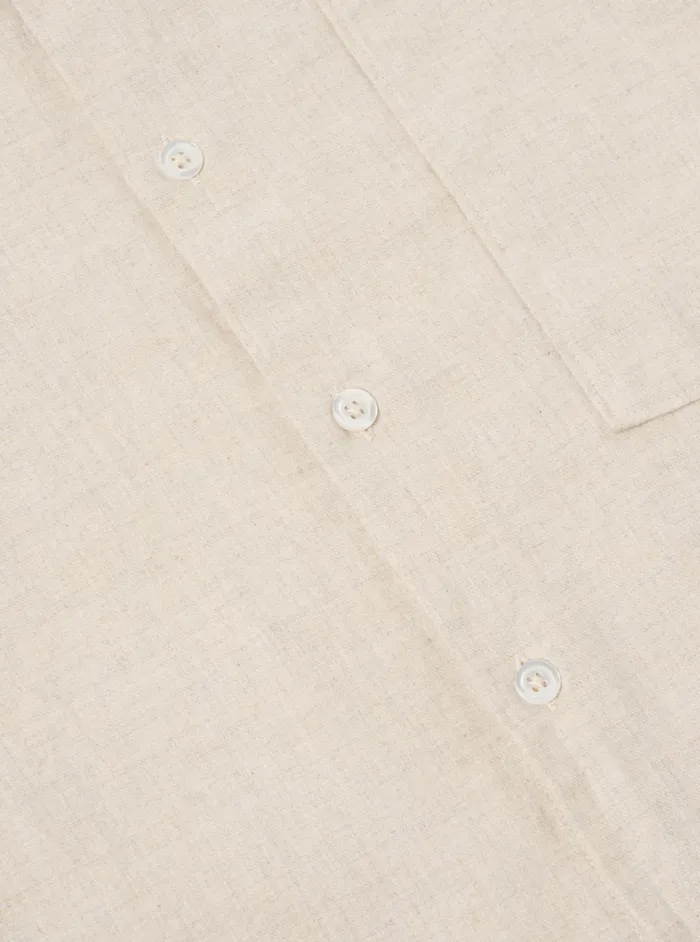Square Pocket Shirt In Sand Brushed Flannel Men Universal Works Shirts