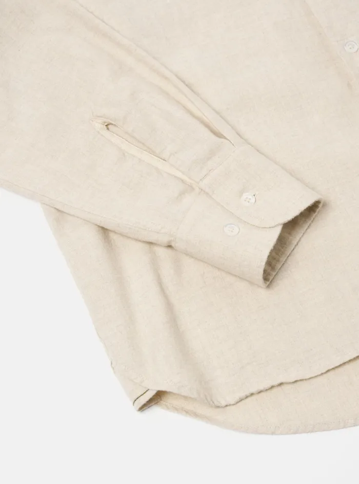 Square Pocket Shirt In Sand Brushed Flannel Men Universal Works Shirts
