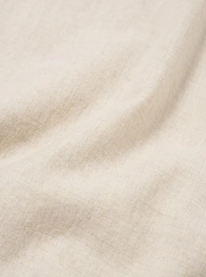 Square Pocket Shirt In Sand Brushed Flannel Men Universal Works Shirts