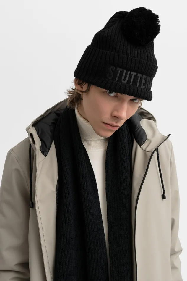 Stutterheim April Beanie Black Women Beanies