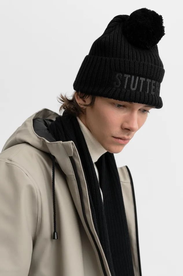 Stutterheim April Beanie Black Women Beanies