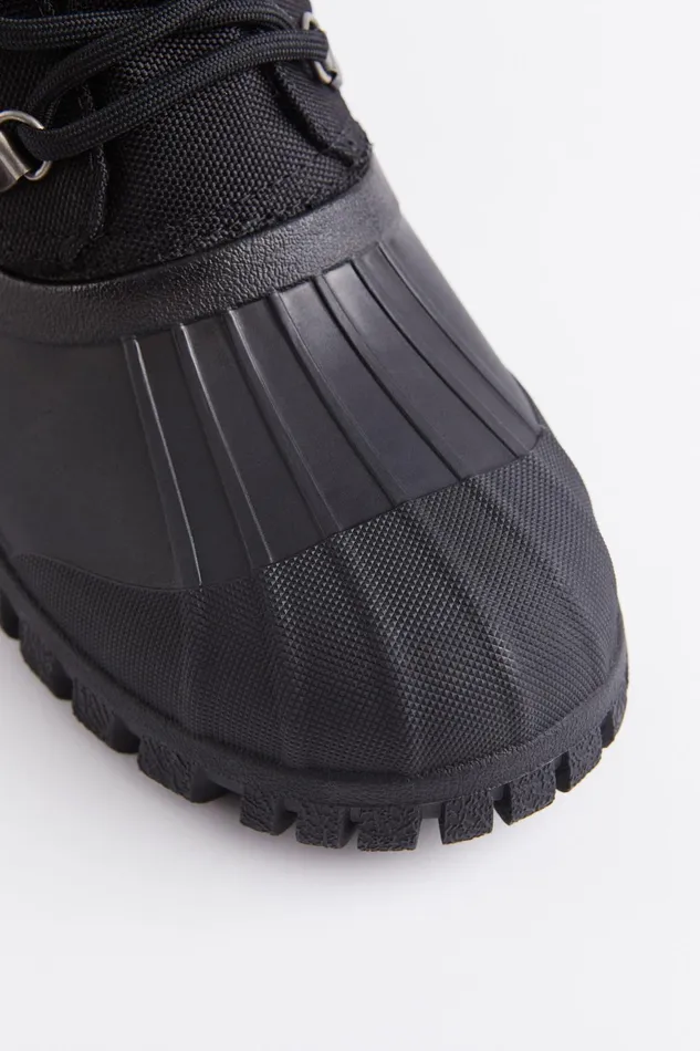 Stutterheim Patrol Boot Cordura Black Women Combat Boots