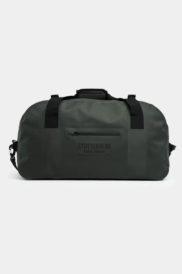 Stutterheim Rain Duffel Bag 50L Green Women Weekend Bags
