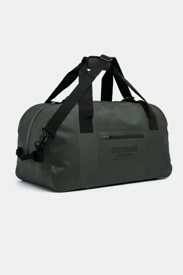 Stutterheim Rain Duffel Bag 50L Green Women Weekend Bags