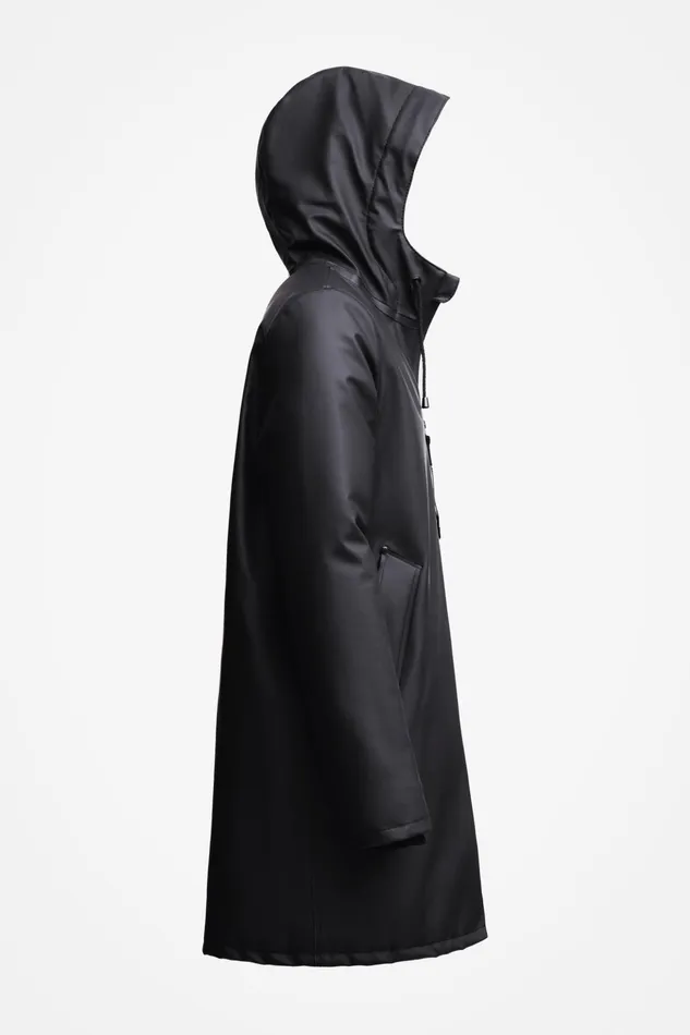 Stutterheim Stockholm Winter Jacket Black Women Winter Coats