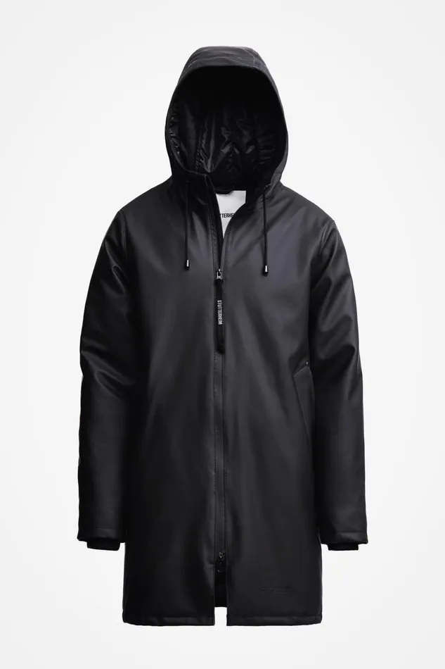 Stutterheim Stockholm Winter Jacket Black Women Winter Coats
