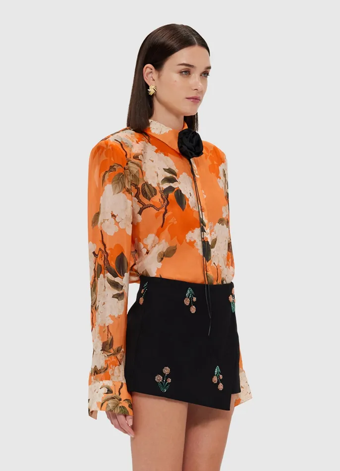 Suiting LEO LIN Women Aria Embellished Skort 8211 Wildflower Beading