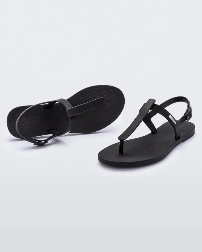 Sun Ventura Black Women Melissa Sandals