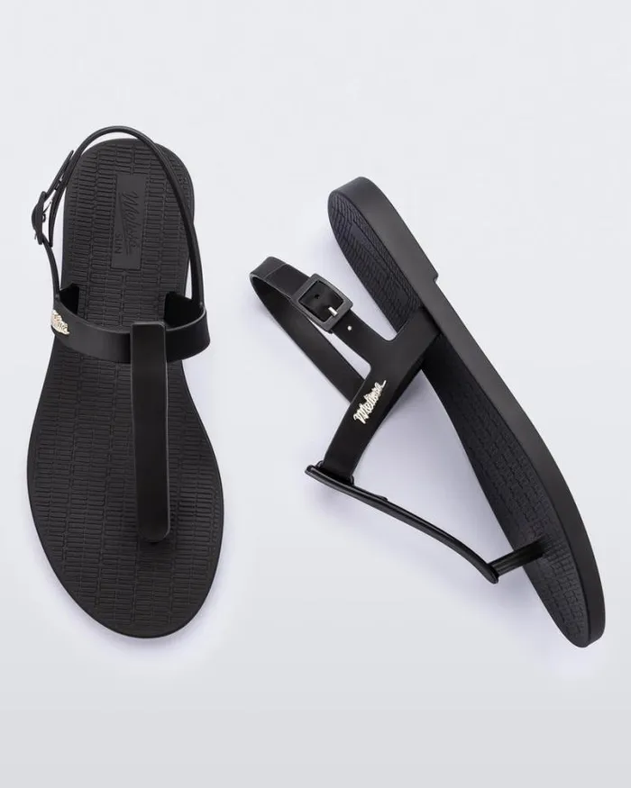 Sun Ventura Black Women Melissa Sandals
