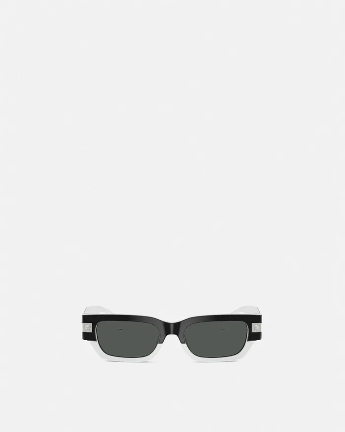 Sunglasses Men Versace Classic Top Sunglasses Blackwhite