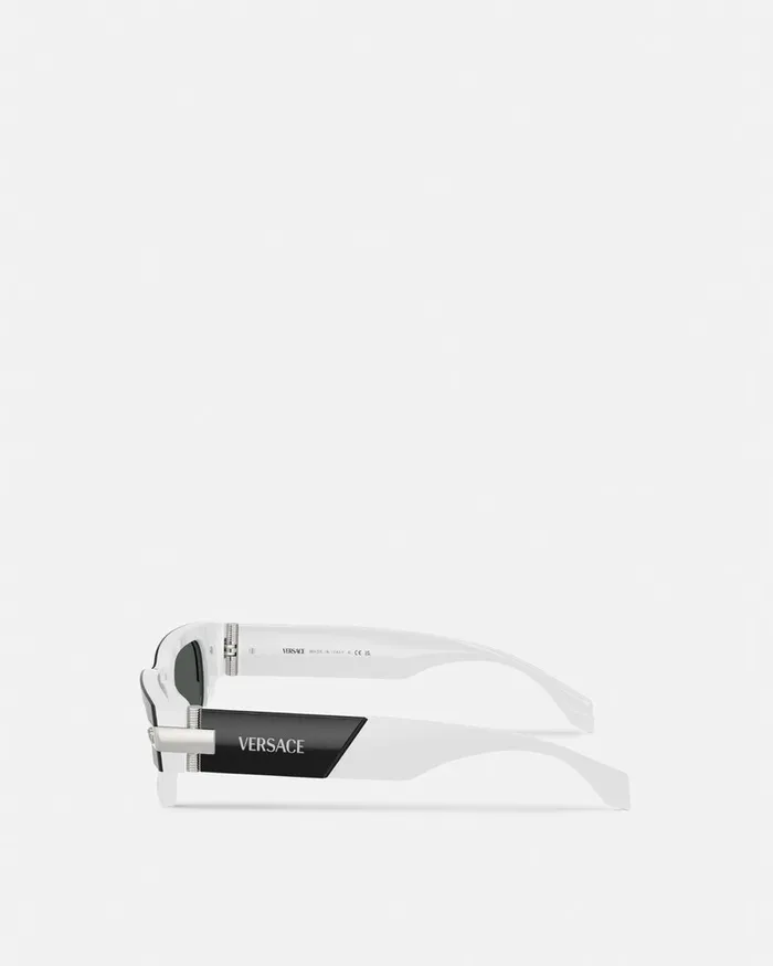 Sunglasses Men Versace Classic Top Sunglasses Blackwhite