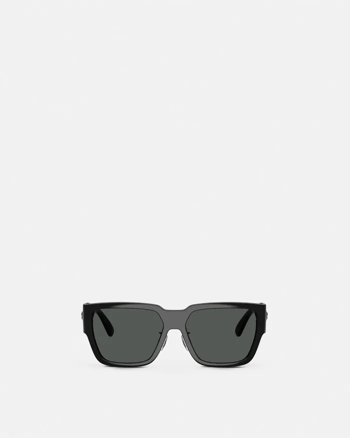 Sunglasses Men Versace Medusa Biggie Additional Fit Sunglasses Black
