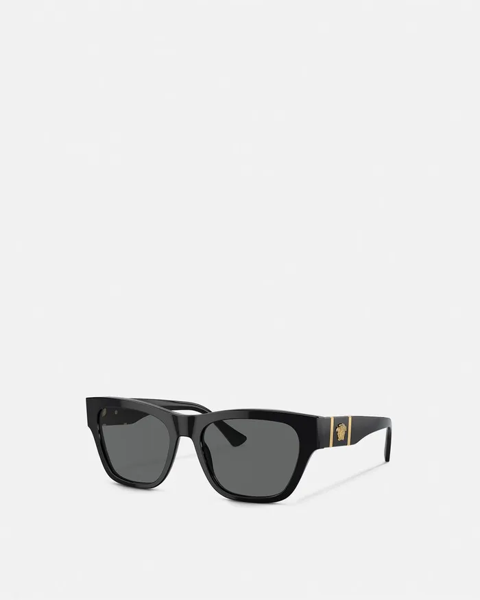 Sunglasses Men Versace Medusa Legend Squared Sunglasses Blackgold