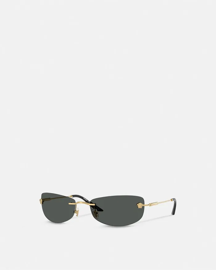 Sunglasses Men Versace Runway Sunglasses Blackgold