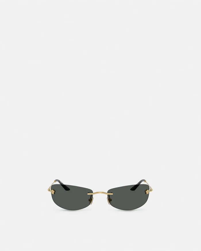 Sunglasses Men Versace Runway Sunglasses Blackgold
