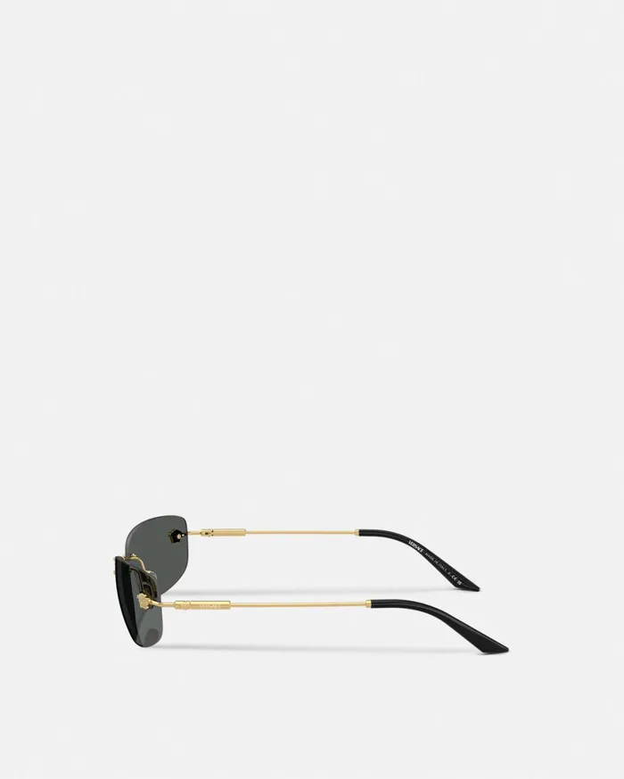 Sunglasses Men Versace Runway Sunglasses Blackgold