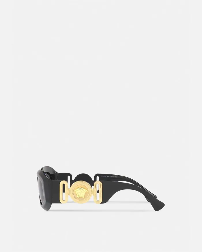 Sunglasses MenWomen Versace Maxi Medusa Biggie Sunglasses Blackgold