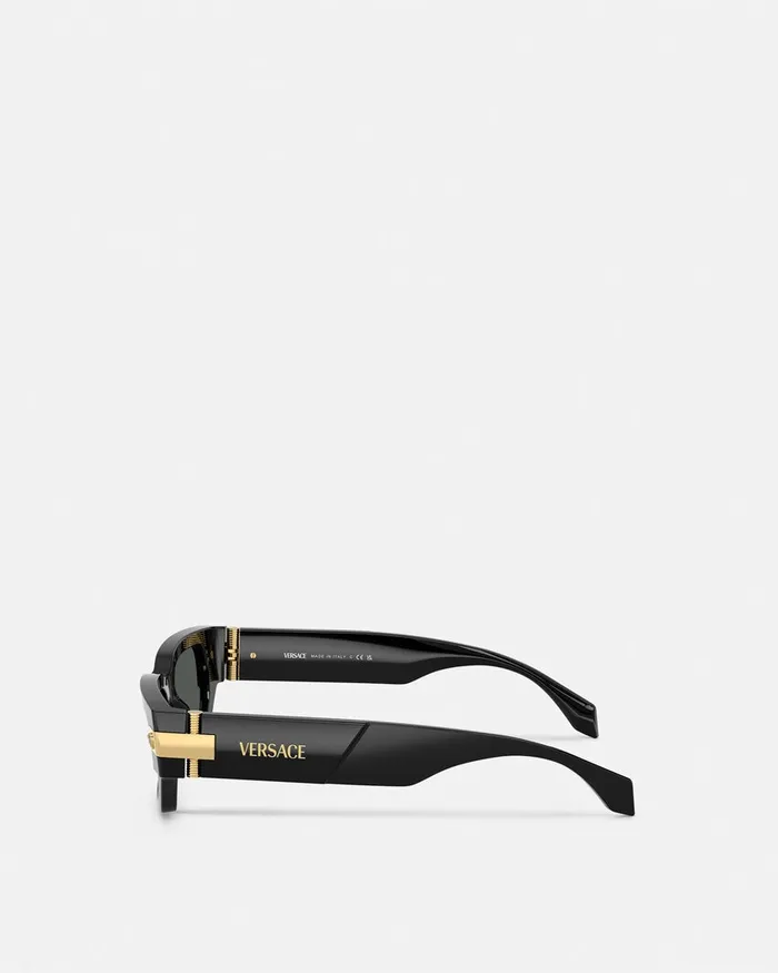 Sunglasses WomenMen Versace Classic Top Sunglasses Black