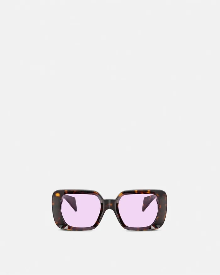 Sunglasses WomenMen Versace Medusa Medallion Sunglasses Havana