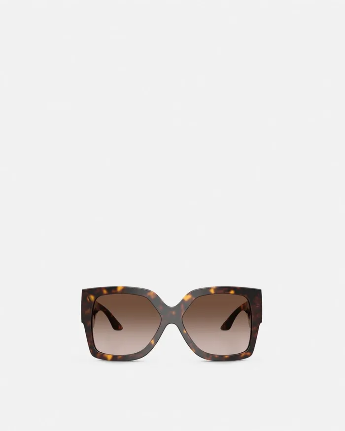 Sunglasses Women Versace Greca Sunglasses Blackgold