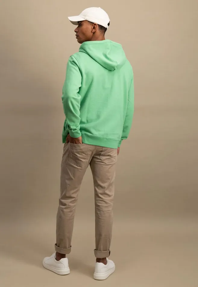 Sweat Men FYNCHHATTON Sweatshirt Jacket Made Of 100 Cotton Turf Greensummer Breezenavynew Offwhitemedium Gray