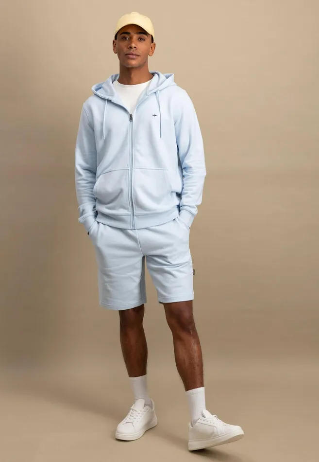 Sweat Men FYNCHHATTON Sweatshirt Jacket Made Of 100 Cotton Turf Greensummer Breezenavynew Offwhitemedium Gray