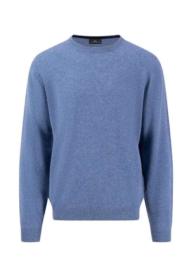 Sweater Men FYNCHHATTON Kashmir Knitting Sweater With A Circular Neckline Cloud Bluenavydark Emeraldhazelwinter Whitesteel Sweater Men FYNCHHATTON Kashmir Knitting Sweater With A Circular Neckline Cloud Bluenavydark Emeraldhazelwinter Whitesteel