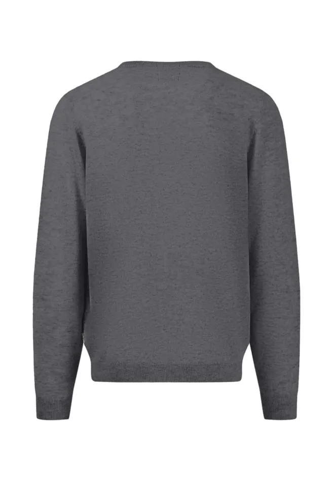 Sweater Men FYNCHHATTON Kashmir Knitting Sweater With A Circular Neckline Cloud Bluenavydark Emeraldhazelwinter Whitesteel