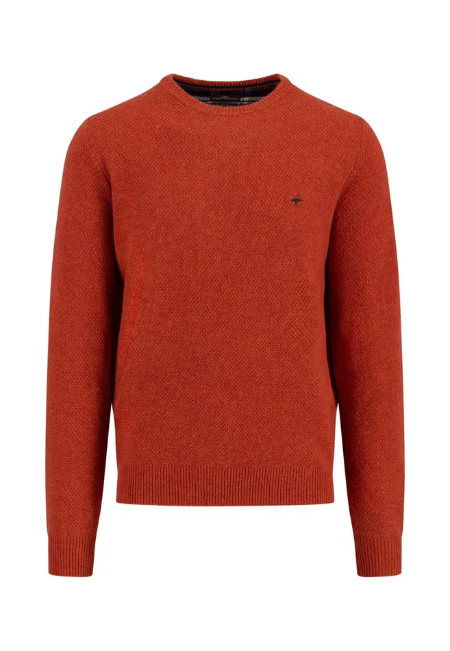 Sweater Men FYNCHHATTON Woll Mix With Structure Sweater Flamecloud Bluenavyhazelsilver Sweater Men FYNCHHATTON Woll Mix With Structure Sweater Flamecloud Bluenavyhazelsilver