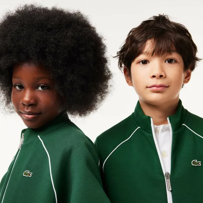 Sweaters and Sweatshirts Kids Lacoste Kids039 ZipUp Sweatshirt Pine Green 132