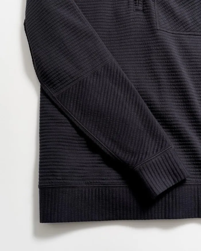 Sweaters and Sweatshirts Men Billy Reid Quilted Half Zip Dark Navy