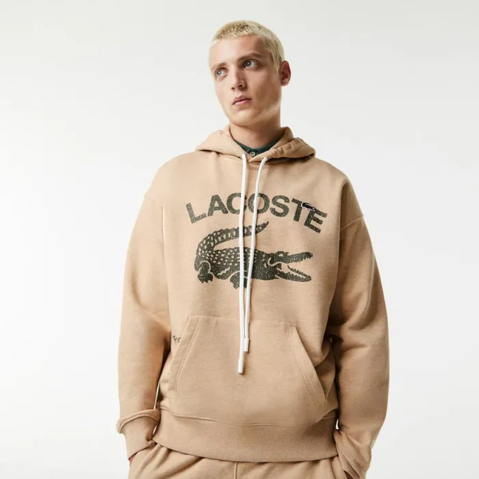 Sweaters and Sweatshirts Men Lacoste Men039s Loose Fit Crocodile Hoodie Beige 4jw Sweaters and Sweatshirts Men Lacoste Men039s Loose Fit Crocodile Hoodie Beige 4jw