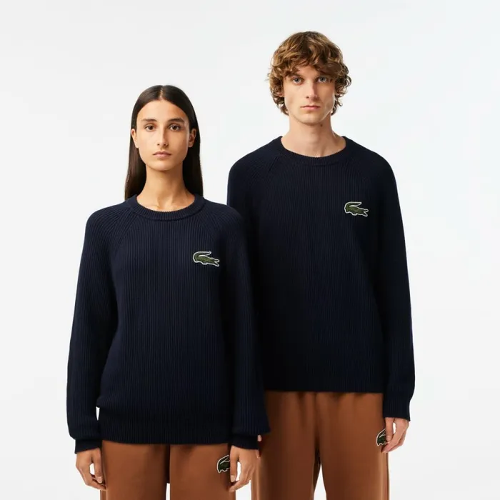 Sweaters and Sweatshirts MenWomen Lacoste Unisex Organic Cotton Crew Neck Sweater Navy Blue 166 Sweaters and Sweatshirts MenWomen Lacoste Unisex Organic Cotton Crew Neck Sweater Navy Blue 166