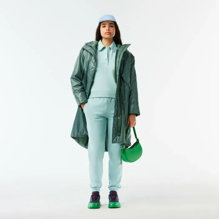 Sweaters and Sweatshirts Women Lacoste Women039s Embroidered Polo Sweatshirt Mint Lgf