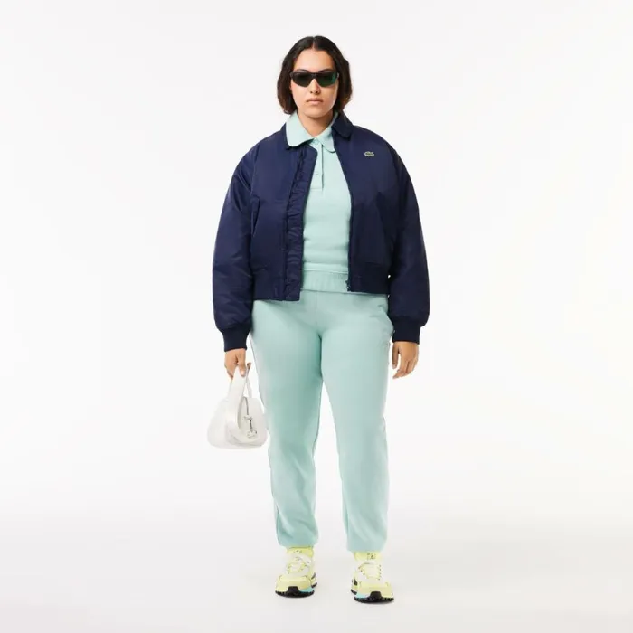 Sweaters and Sweatshirts Women Lacoste Women039s Embroidered Polo Sweatshirt Mint Lgf