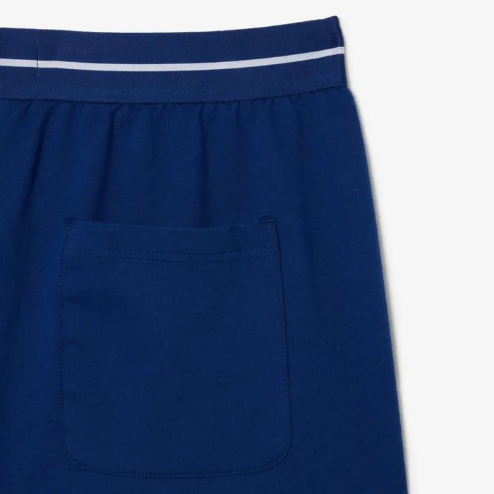 Sweatpants and Trousers Men Lacoste Men039s Contrast Branded Lounge Pants Navy Blue White H6b