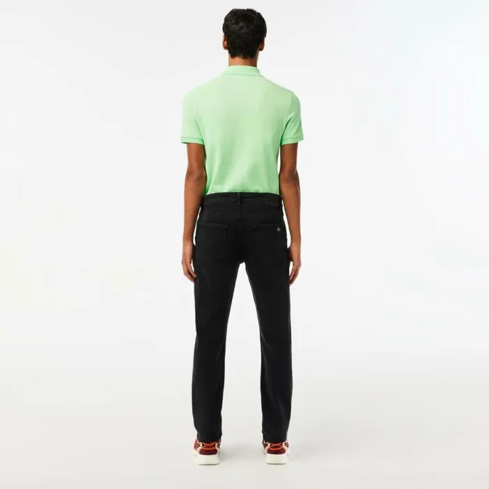 Sweatpants and Trousers Men Lacoste Men039s Slim Fit Stretch Cotton Denim Jeans Black Hyy