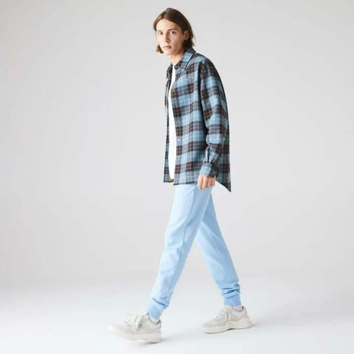 Sweatpants and Trousers Men Lacoste Men039s SPORT Fleece Tennis Sweatpants Pastel Blue Hbp