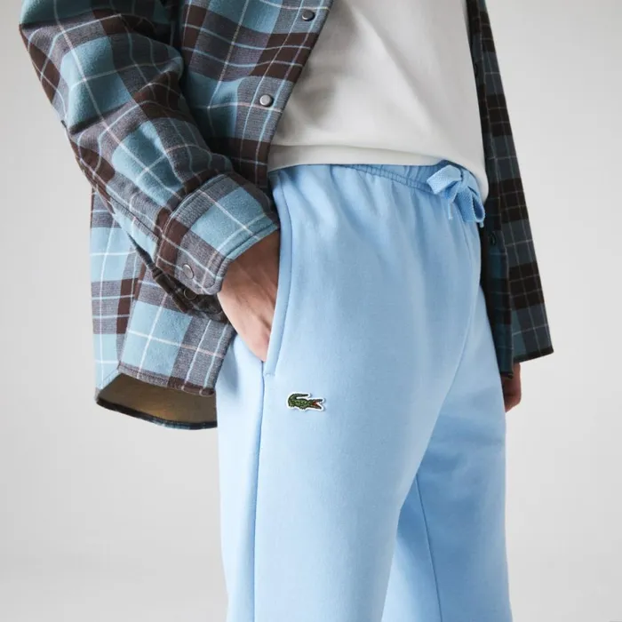 Sweatpants and Trousers Men Lacoste Men039s SPORT Fleece Tennis Sweatpants Pastel Blue Hbp