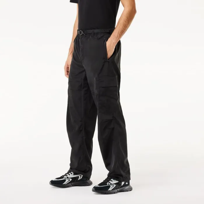 Sweatpants and Trousers Men Lacoste Men039s Waterproof Cargo Pants Black 031