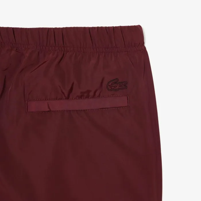 Sweatpants and Trousers Men Lacoste Men039s Waterproof Cargo Pants Bordeaux Yup