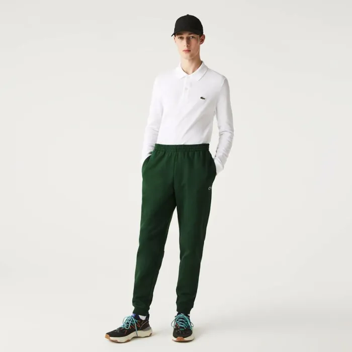 Sweatpants and Trousers Men Lacoste Mens Organic Cotton Sweatpants Pine Green 132
