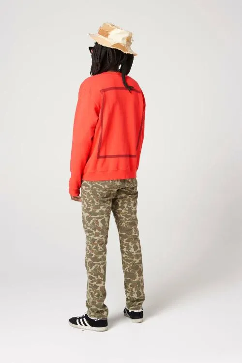 Sweatshirts Men Gallery Dept MUSIQUE CREWNECK SWEATSHIRT Red