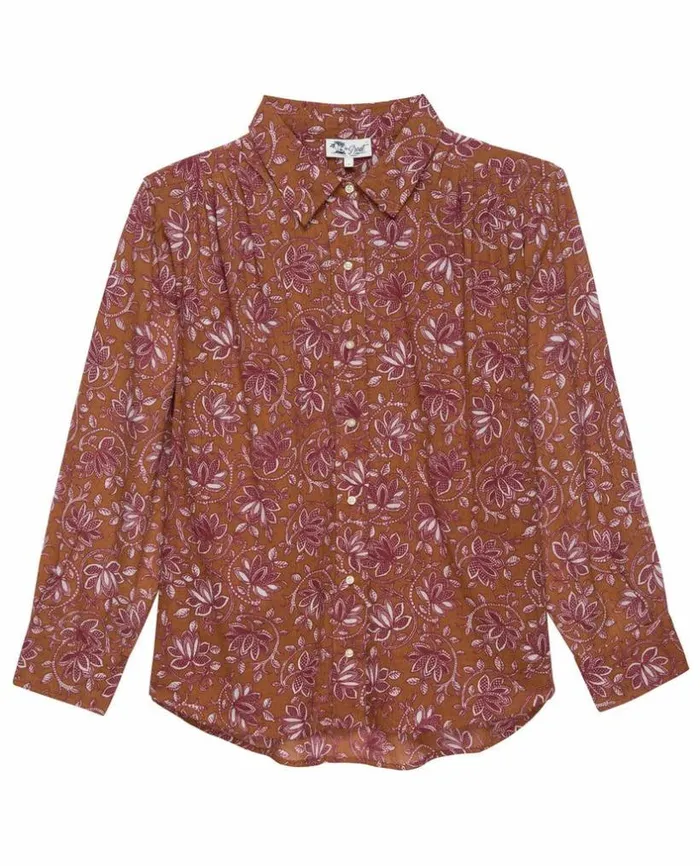 Swim The Great The Cove Shirt Golden Sand Oasis Floral