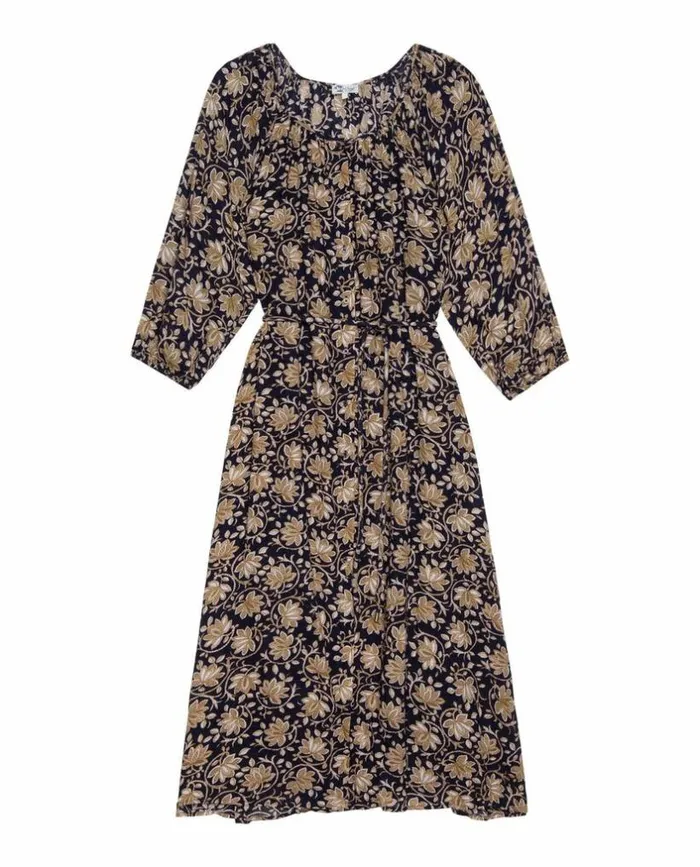 Swim The Great The Shoreline CoverUp Black Oasis Floral