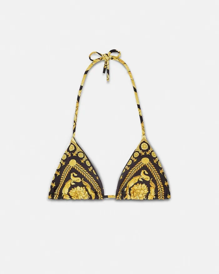 Swimwear Women Versace Barocco Bikini Top Print