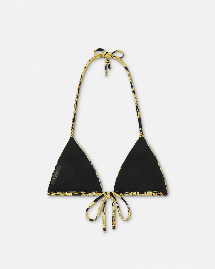Swimwear Women Versace Barocco Bikini Top Print