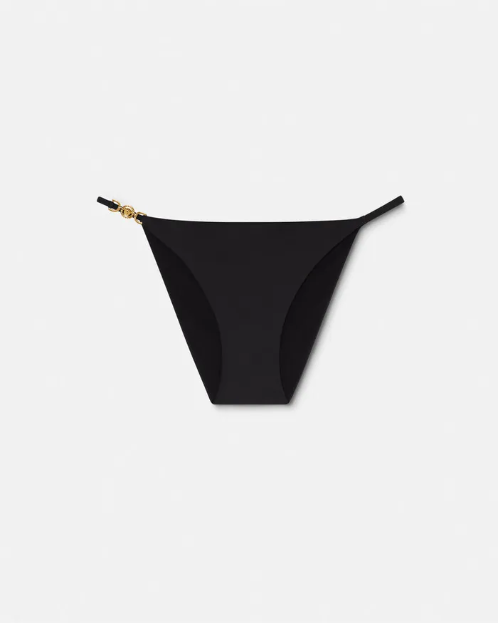 Swimwear Women Versace Medusa 03995 Bikini Bottoms Black