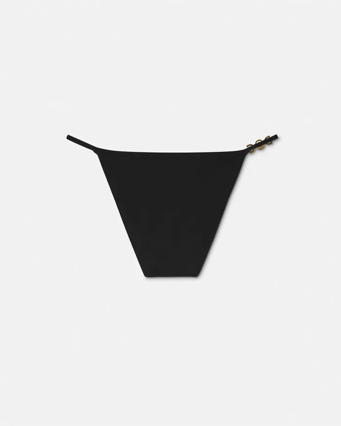 Swimwear Women Versace Medusa 03995 Bikini Bottoms Black